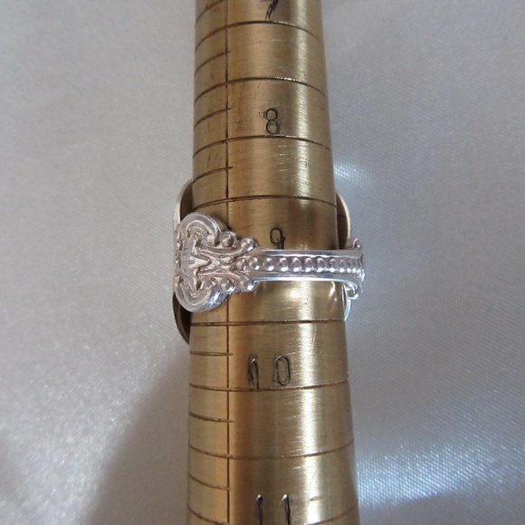 Spoon Ring size 9 Sterling silver - Beautiful * - Picture 5 of 10